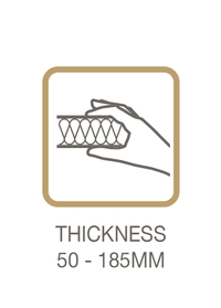 THICKNESS 50 - 185MM